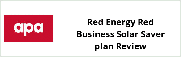 Central Ranges Pipeline Tamworth - Red Energy Red Business Solar Saver plan Review