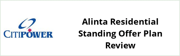 Citipower - Alinta Residential Standing Offer plan Review