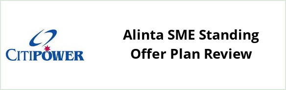 Citipower - Alinta SME Standing Offer plan Review