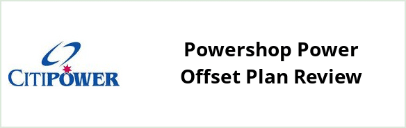 Citipower - Powershop Power Offset plan Review