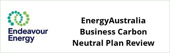 Endeavour - EnergyAustralia Business Carbon Neutral plan Review