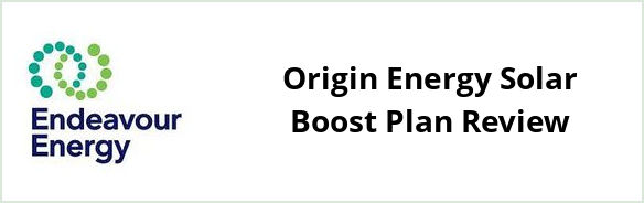 Endeavour - Origin Energy Solar Boost plan Review