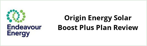 Endeavour - Origin Energy Solar Boost Plus plan Review