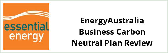 Essential Energy - EnergyAustralia Business Carbon Neutral plan Review