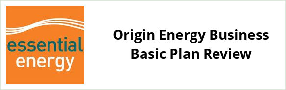 Essential Energy Standard - Origin Energy Business Basic plan Review