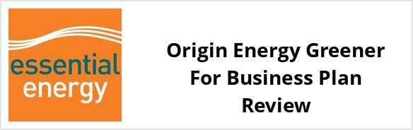 Essential Energy - Origin Energy Greener For Business plan Review