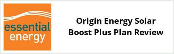 Essential Energy Far West - Origin Energy Solar Boost Plus plan Review