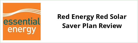 Essential Energy - Red Energy Red Solar Saver plan Review