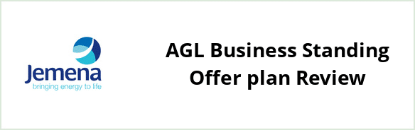 Jemena Coastal Network - AGL Business Standing Offer plan Review