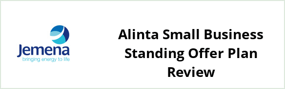 Jemena - Alinta Small Business Standing Offer plan Review