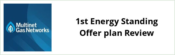 Multinet - 1st Energy Standing Offer plan Review