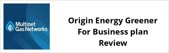 Multinet - Origin Energy Greener For Business plan Review