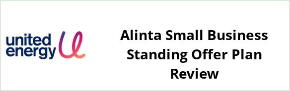 United Energy - Alinta Small Business Standing Offer plan Review