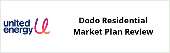 United Energy - Dodo Residential Market plan Review