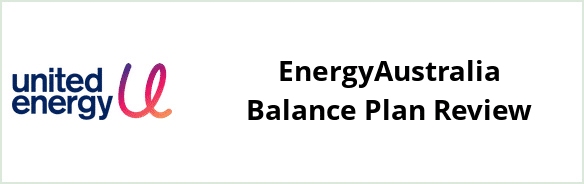 United Energy - EnergyAustralia Balance Plan Review