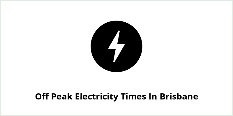 Off Peak Electricity Times In Brisbane