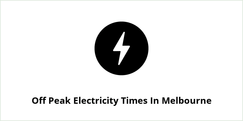 Off Peak Electricity Times In Melbourne