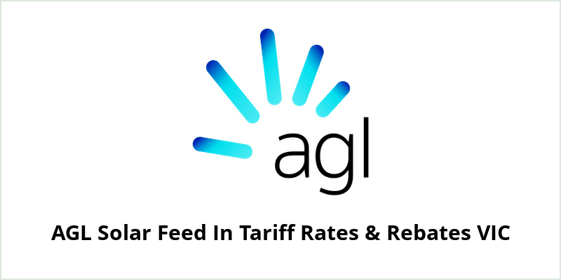 AGL Solar Feed In Tariff Rates & Rebates VIC