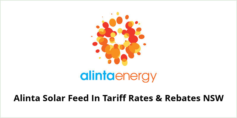 Alinta Solar Feed In Tariff Rates & Rebates NSW