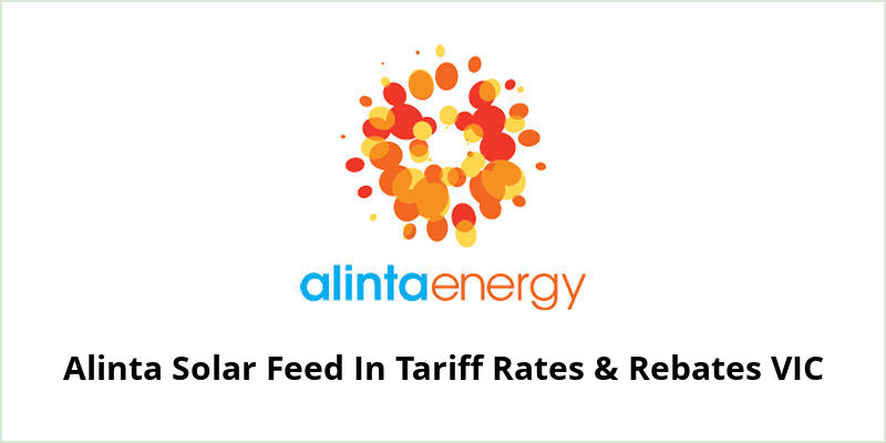 Alinta Solar Feed In Tariff Rates & Rebates VIC