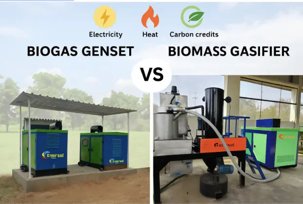 Biogas vs Biomass Gasifier