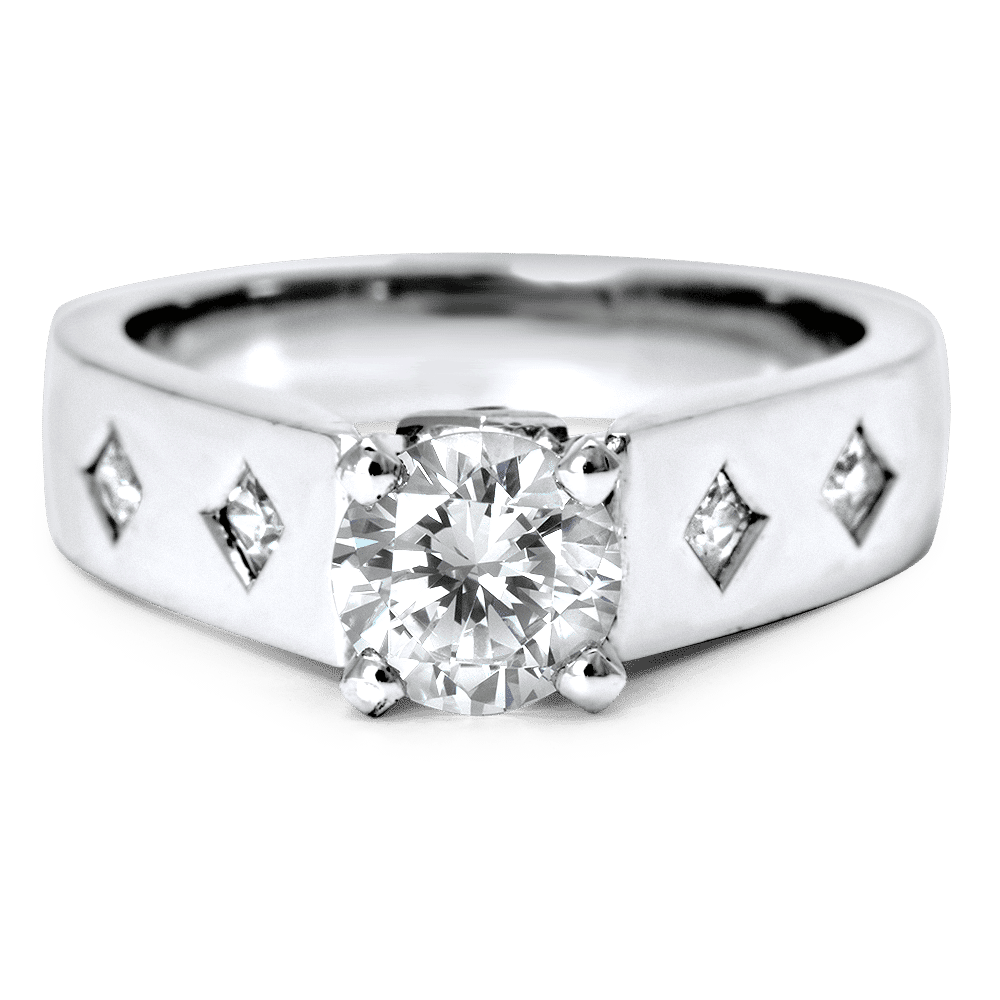BezelSet Engagement Ring Engagestudio
