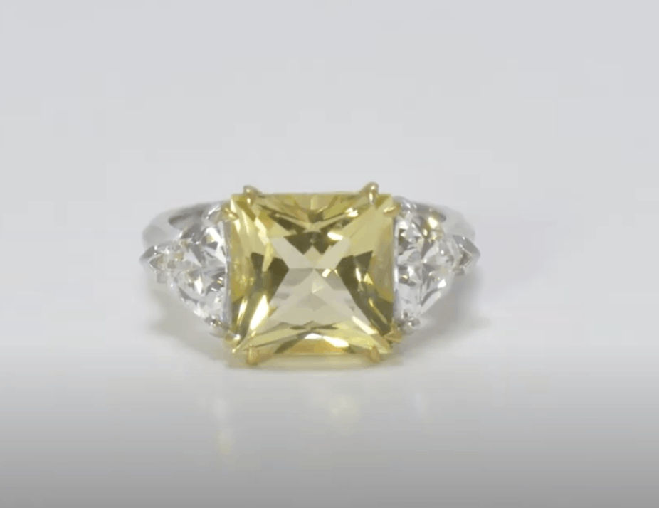 Yellow color diamond