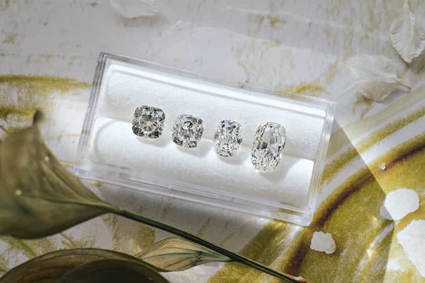 cushion diamond brilliant cut