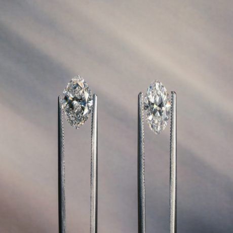 moissanite vs lab grown diamond