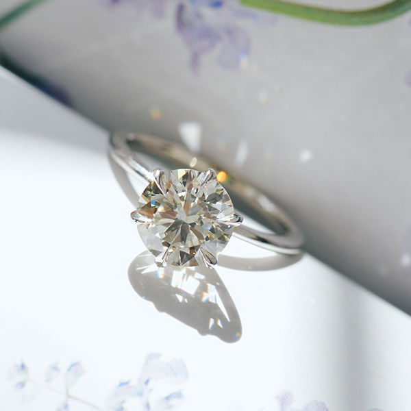 Round 6-Prong Solitaire Engagement Ring