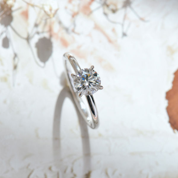 4-Prong Classic Solitaire Engagement Ring-top