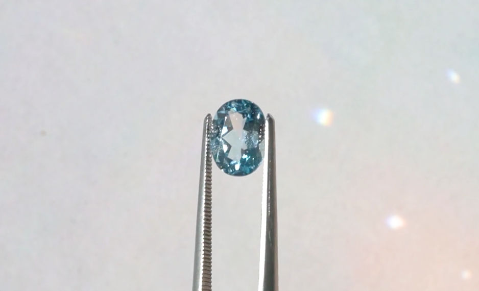 Engagement Ring With Blue Stones: blue topaz