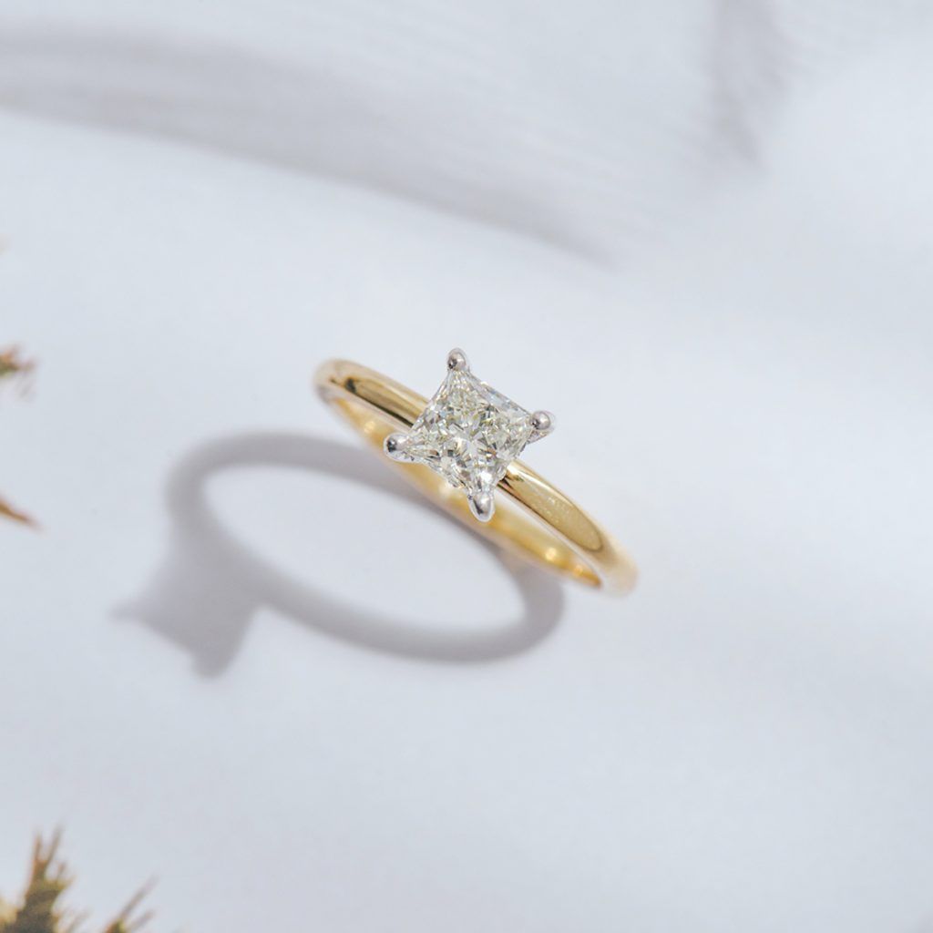 princess cut engagement rings