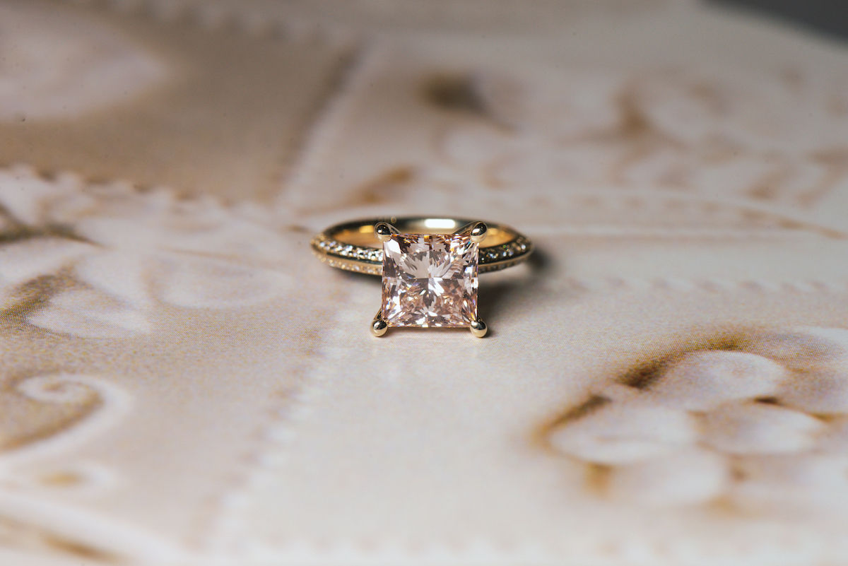 princess cut engagement ring