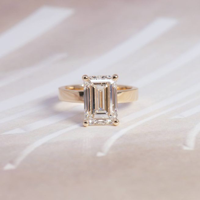 Emerald Cut Engagement Ring