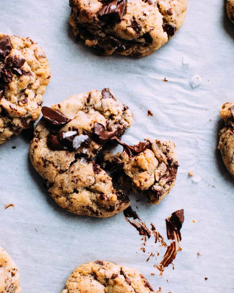 Chocolate cookies by food photographer jennifer pallian