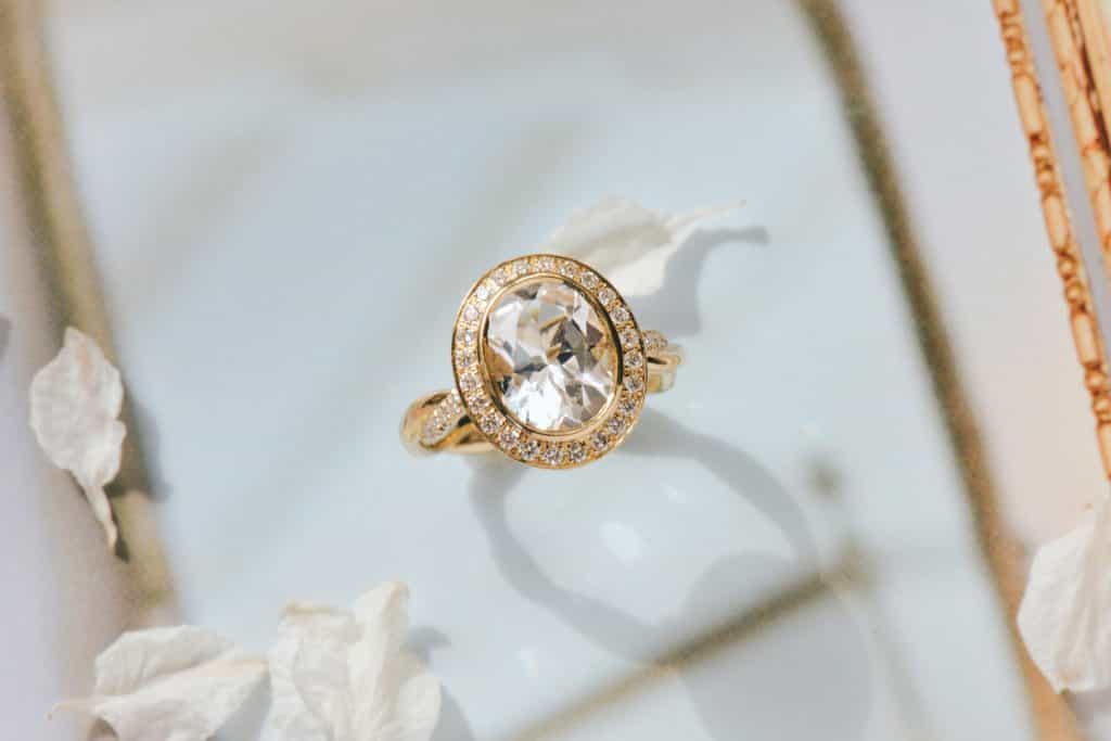 White Topaz Ring