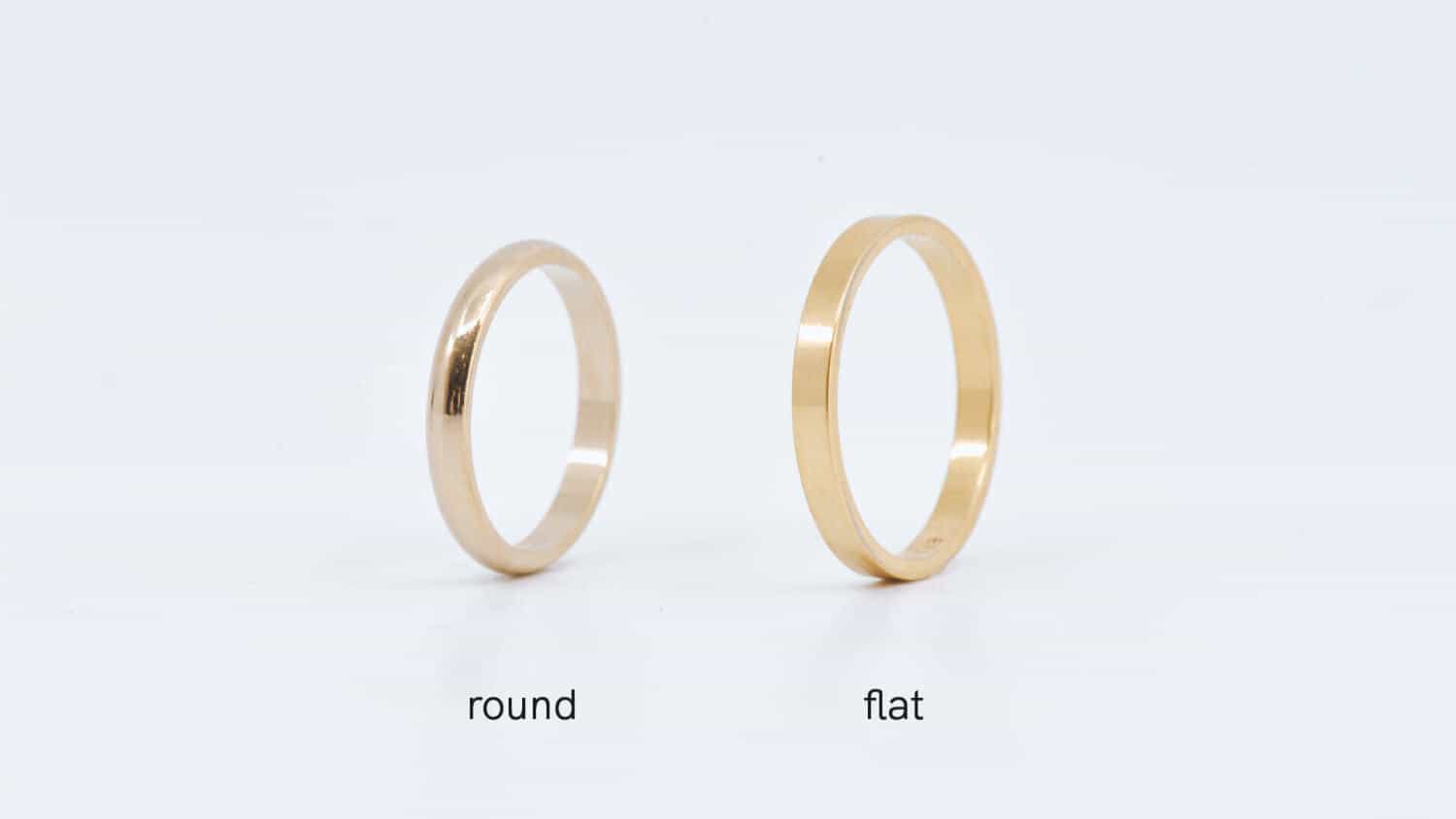 Men's Rings Round vs. Flat