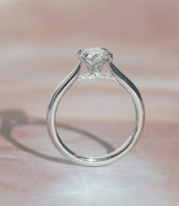 platinum vs white gold engagement ring