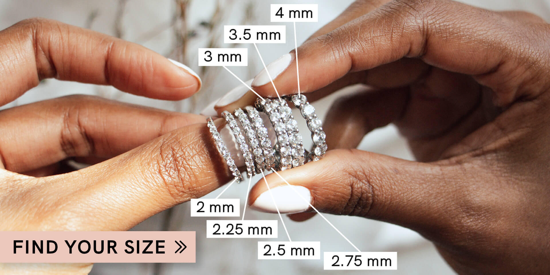 Find your wedding band size