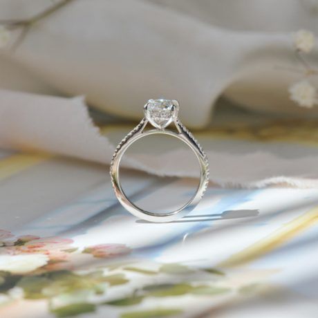 Classic 4-Prong Round Engagement Ring-profile