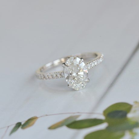 Oval Engagement Hidden Halo Pavé-profile