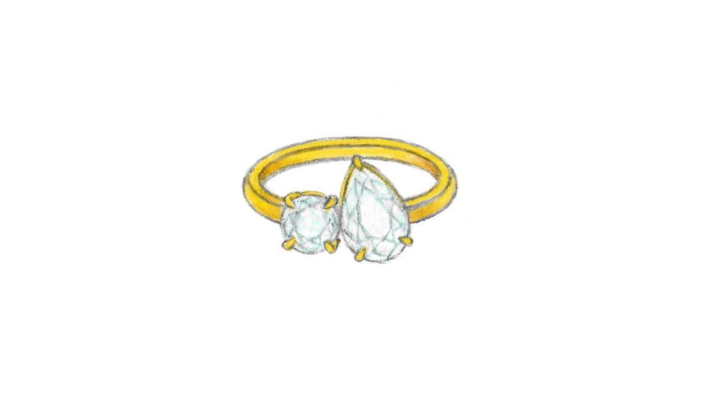 toi et moi rings