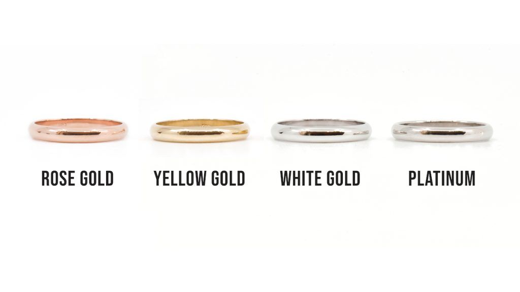 custom engagement rings cost - metal types