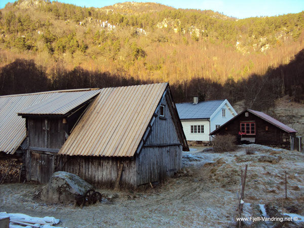 Bygninger på fjellgården Lansdal