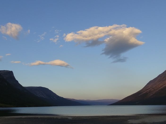 Utsikt over Gjevillvatnet