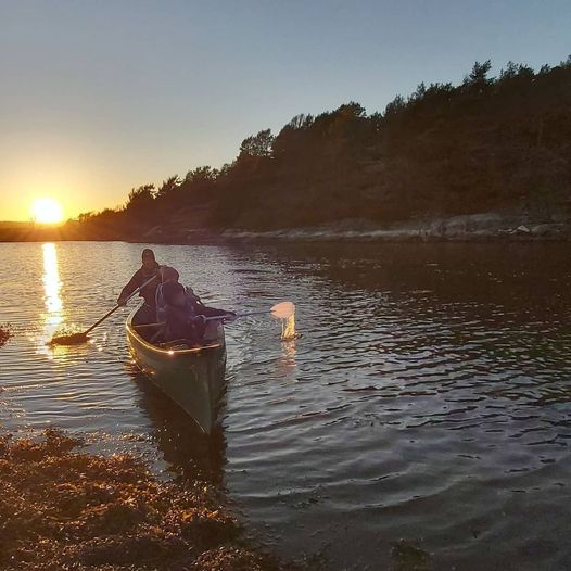 Kanotur fra Andøya til Paradisbukta på Bragdøya.