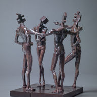 Contemporary Bronze and Stone Maquettes