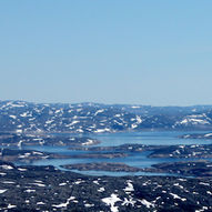 Snønuten - med utsikt over Dyraheio