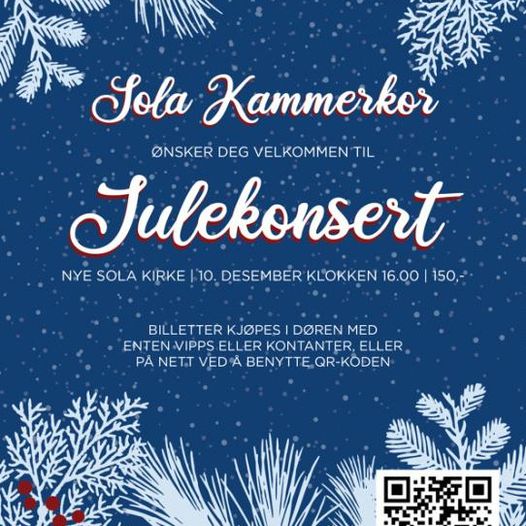 Julekonsert Sola Kammerkor